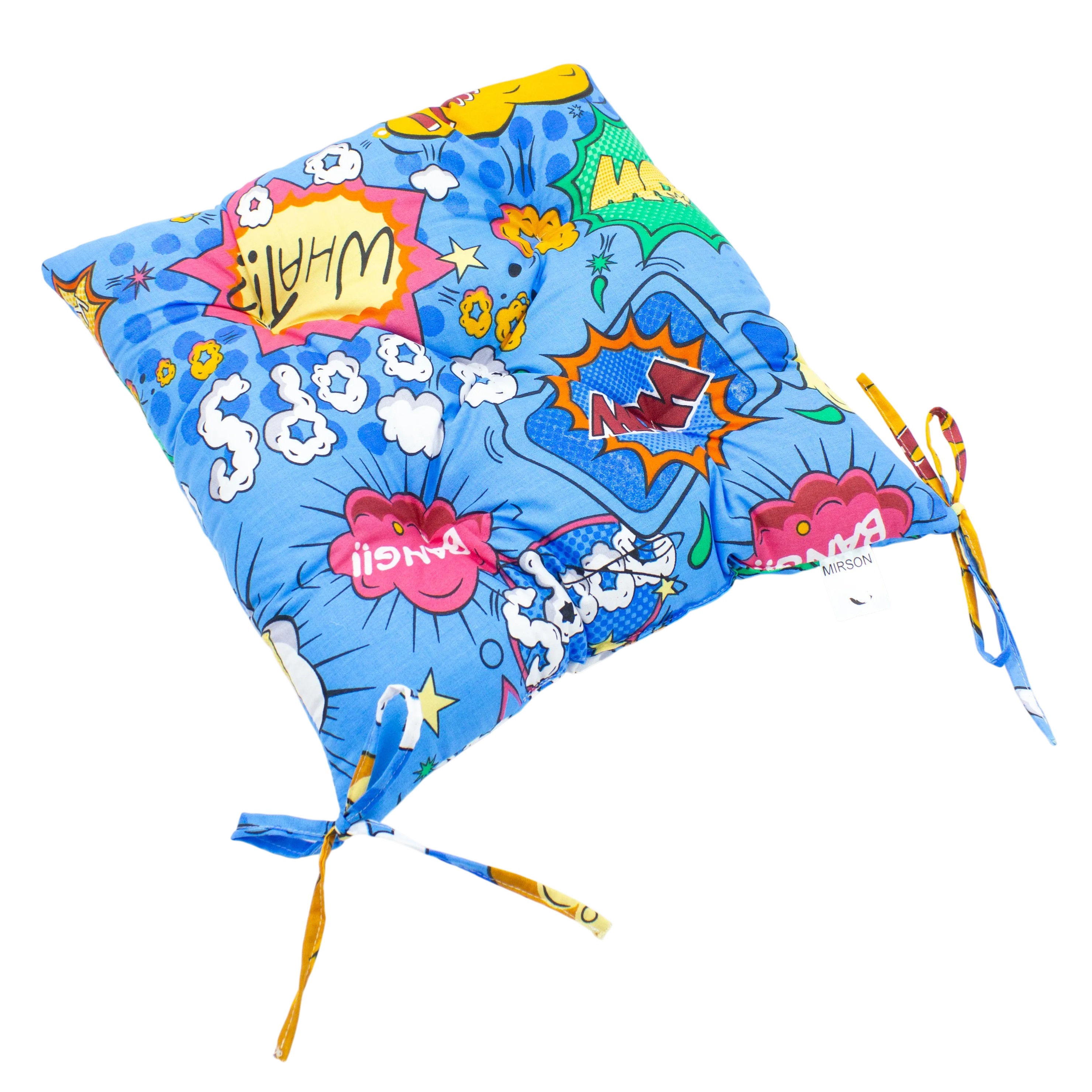 Подушка для стільця MirSon Бязь 17-0511 Bombs (2200006185550) - Фото 1