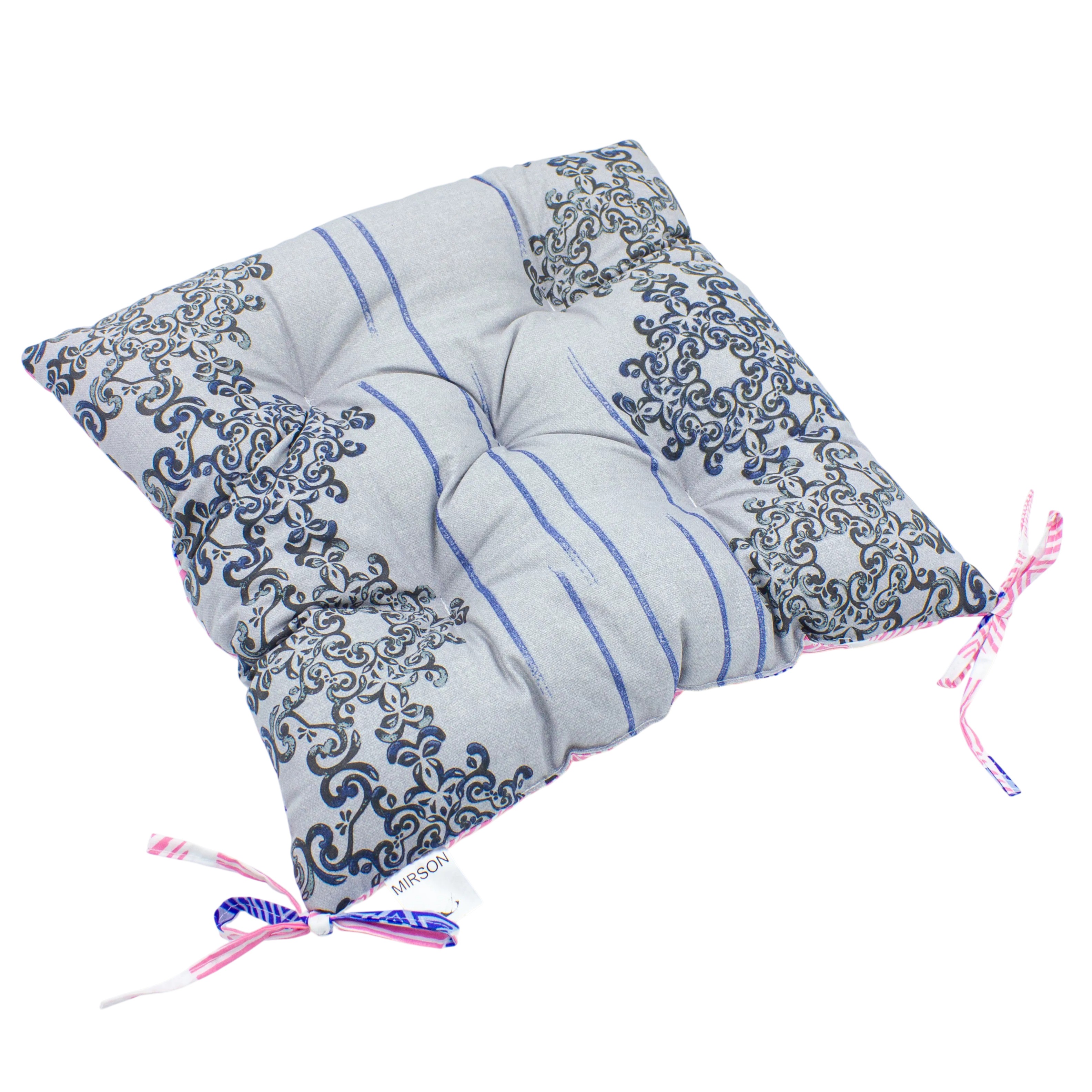 Подушка для стільця MirSon Бязь 18-636 Rozalin (2200006185796) - Фото 1