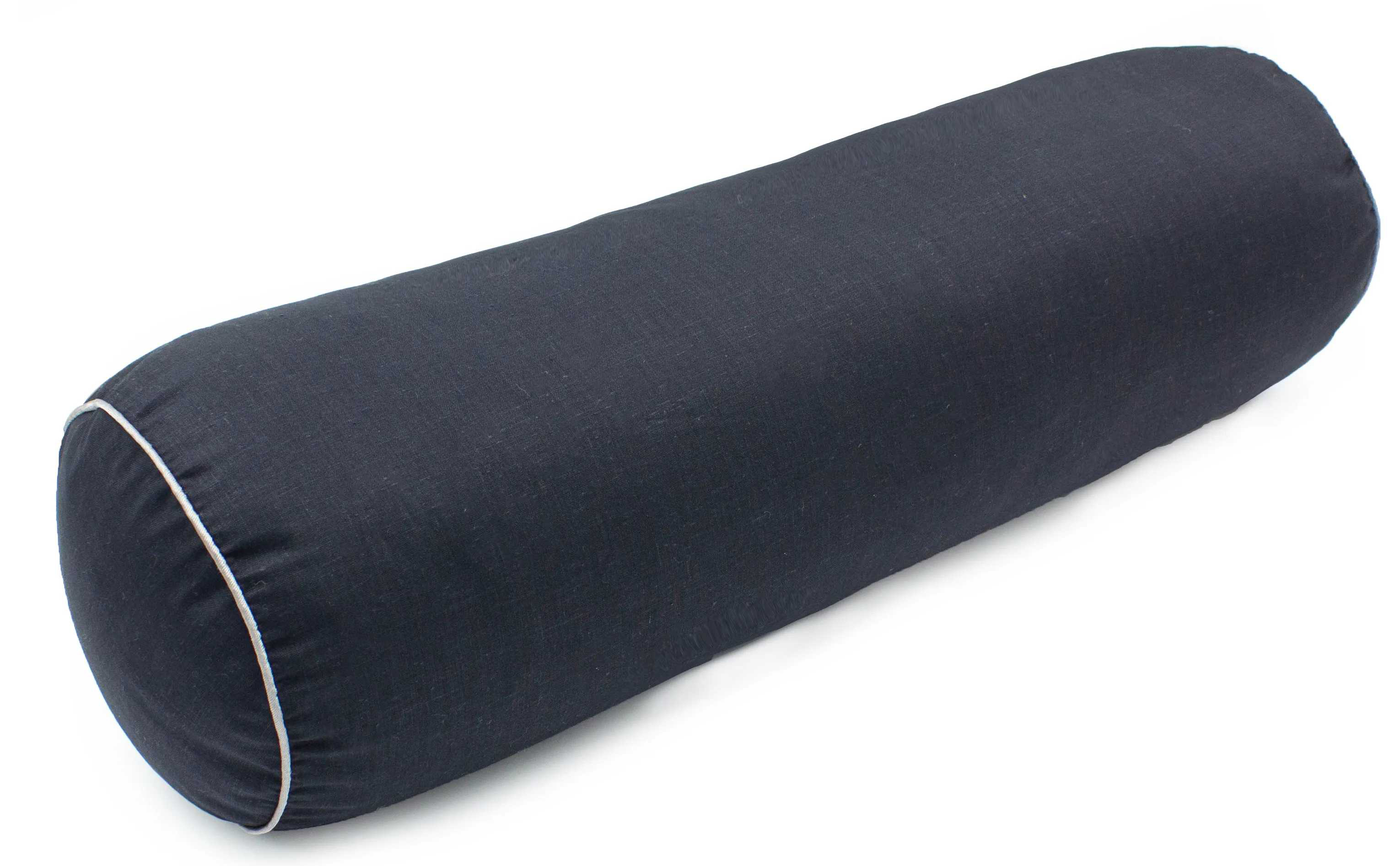 Подушка валик MirSon №8384 Naturale Line 16-9000 Black Stone Tencel 100х16 см (2200006252931) - Фото 1