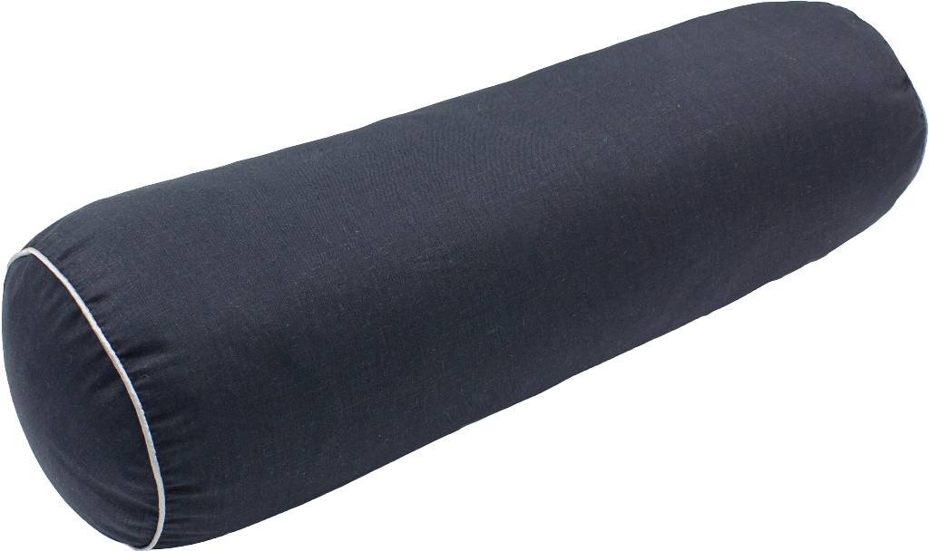 Подушка валик MirSon №8384 Naturale Line 16-9000 Black Stone Tencel 60х20 см (2200006252917) - Фото 1