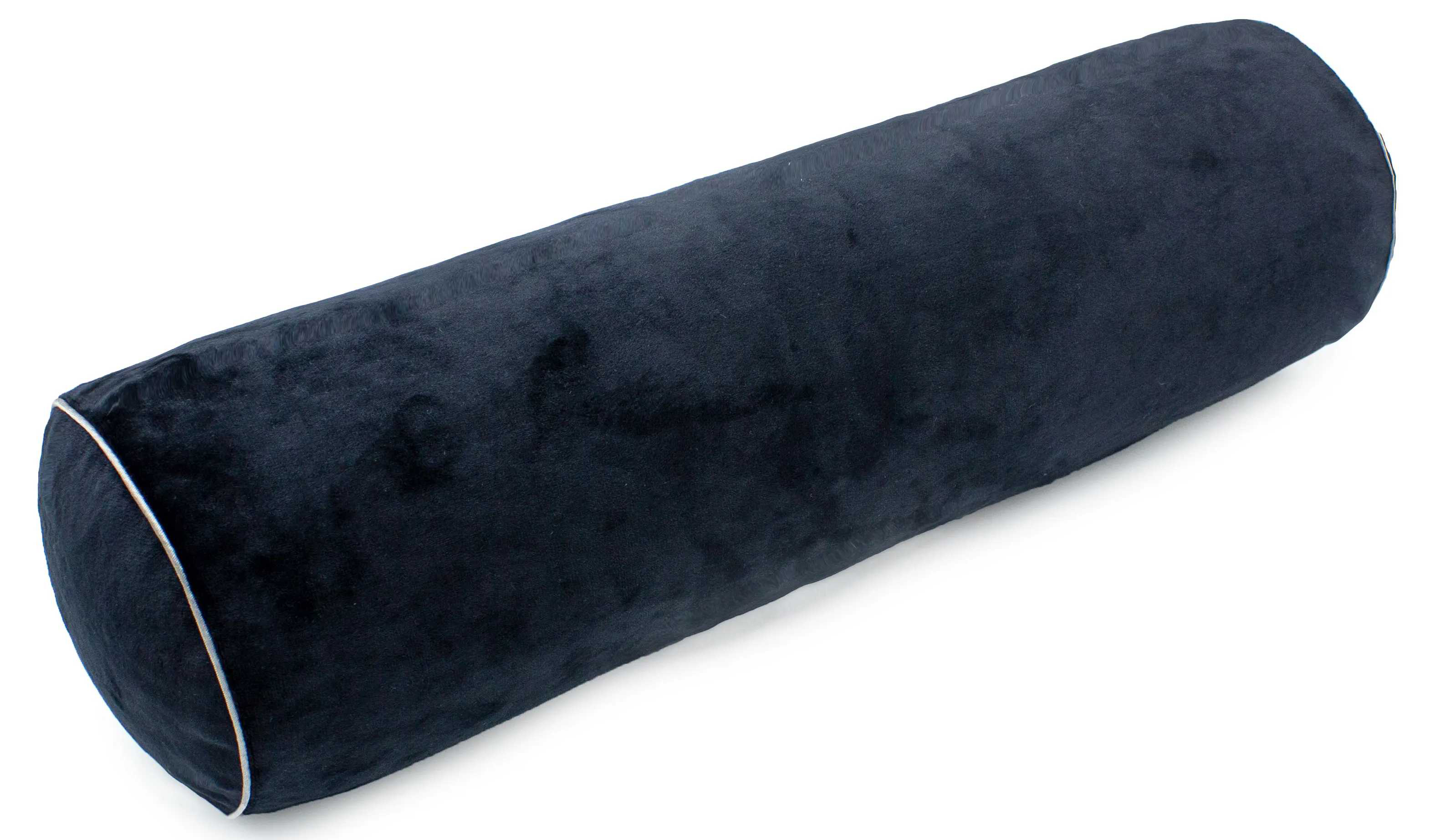 Подушка валик MirSon №8526 Velvet Line 28-0007 Black 50% Memory 60х20 см (2200006342878) - Фото 1