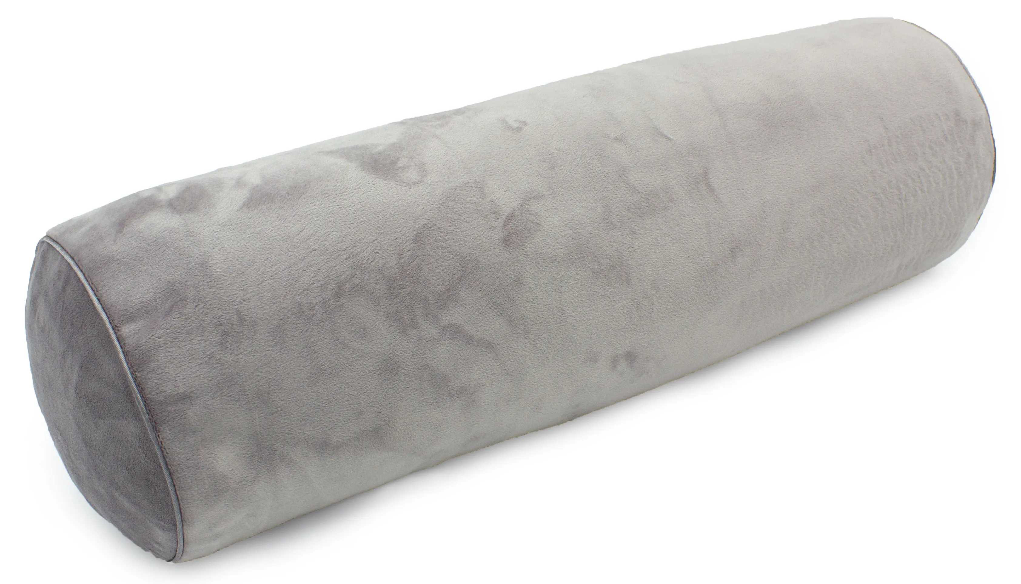 Подушка валик MirSon №8524 Velvet Line 28-0005 Ashen 50% Memory 70х16 см (2200006342762) - Фото 1