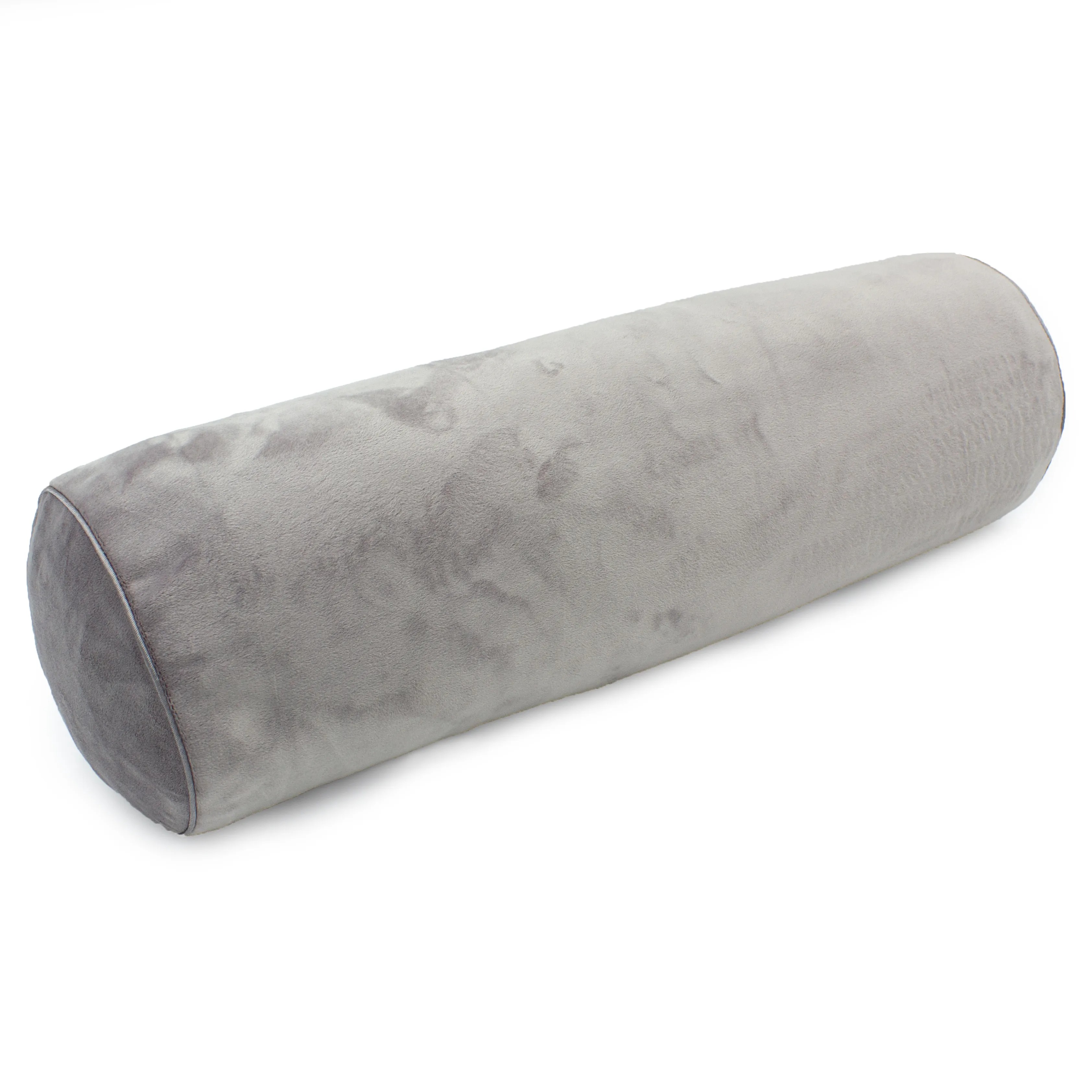 Подушка валик MirSon №8524 Velvet Line 28-0005 Ashen 50% Memory 60х16 см (2200006342748) - Фото 1