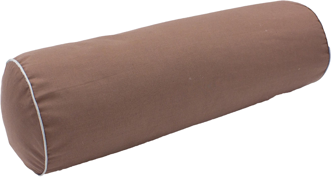 Подушка валик MirSon №8119 Naturale Line 19-1217 Chocolate Perla EcoSilk 100х16 см (2200006248583) - Фото 1