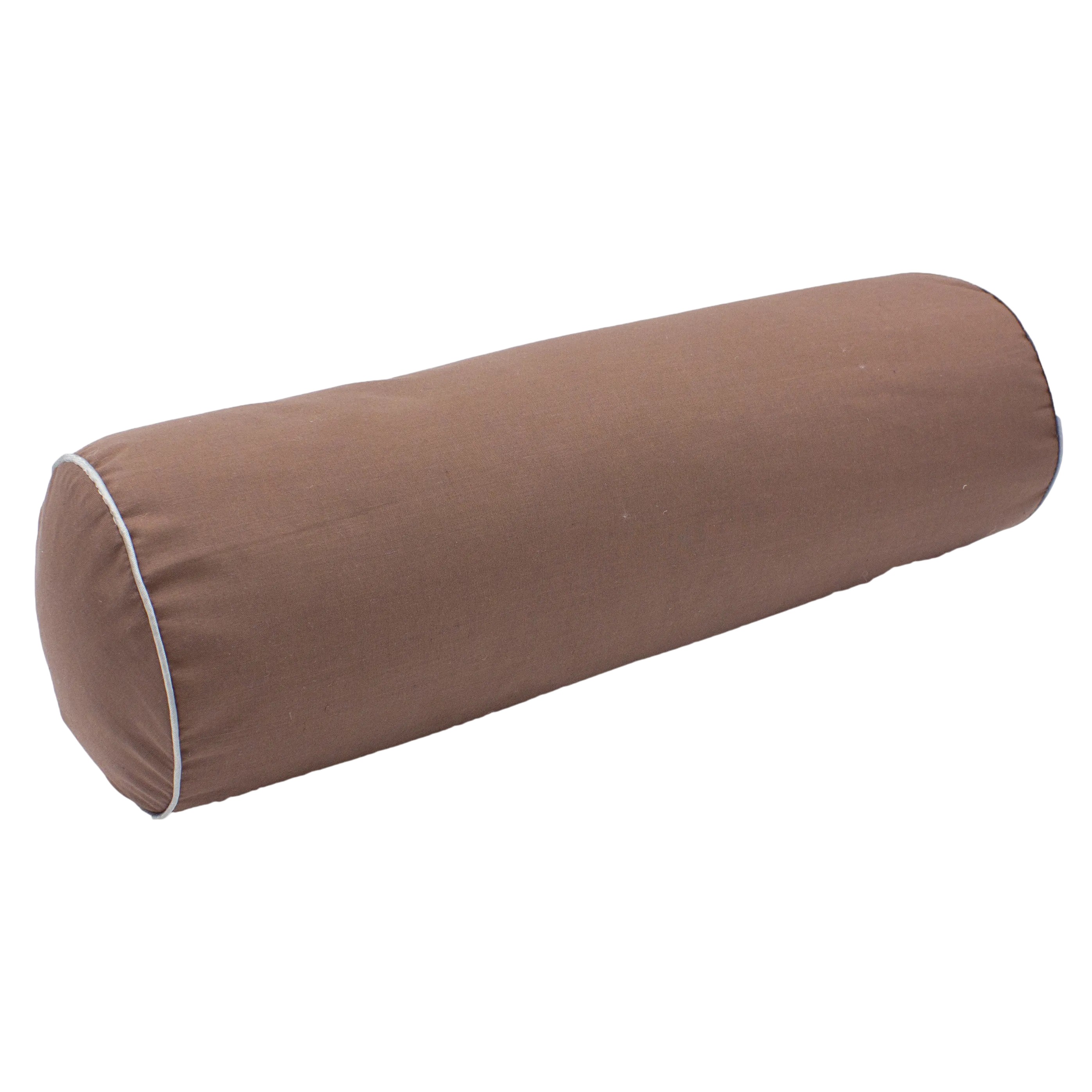 Подушка валик MirSon №8514 Naturale Line 19-1217 Chocolate Perla 50% Memory 60х20 см (2200006342151) - Фото 1