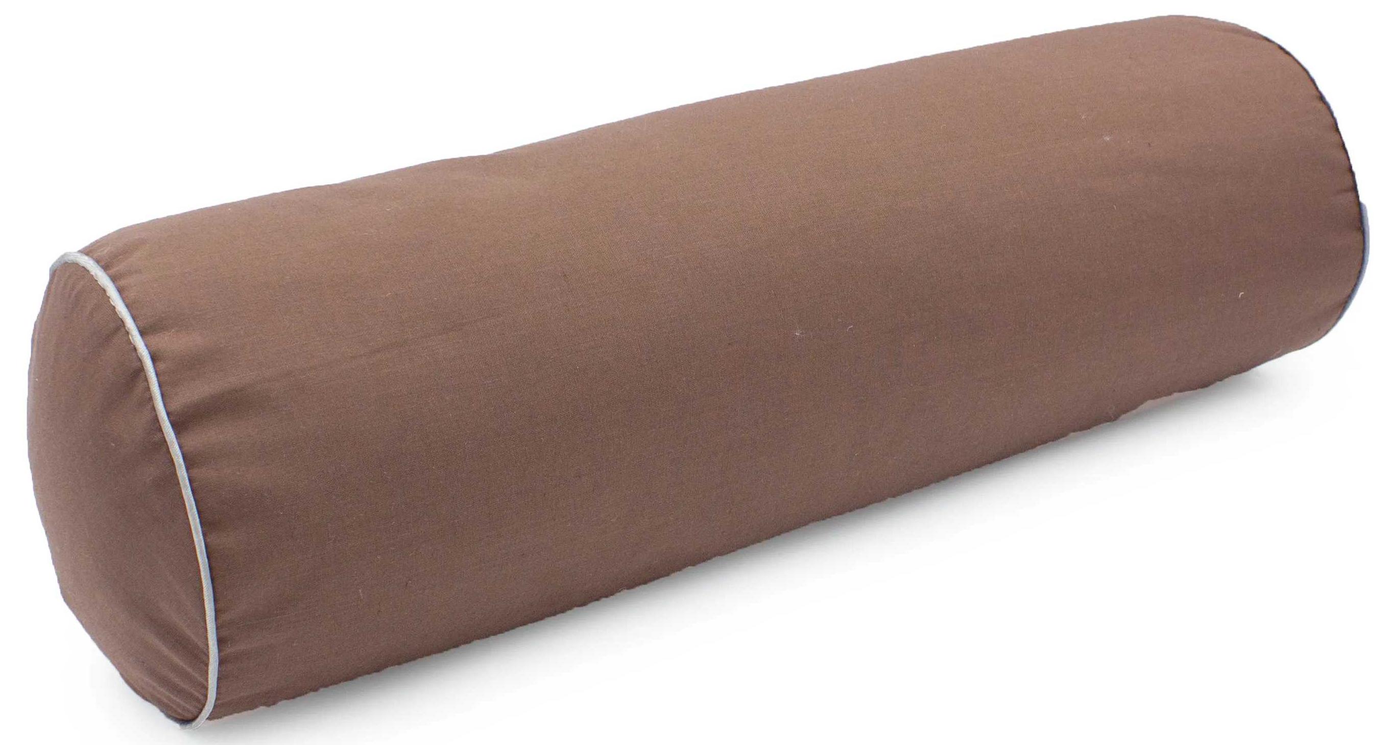 Подушка валик MirSon №8376 Naturale Line 19-1217 Chocolate Perla Tencel 15x50 см (2200006249719) - Фото 1