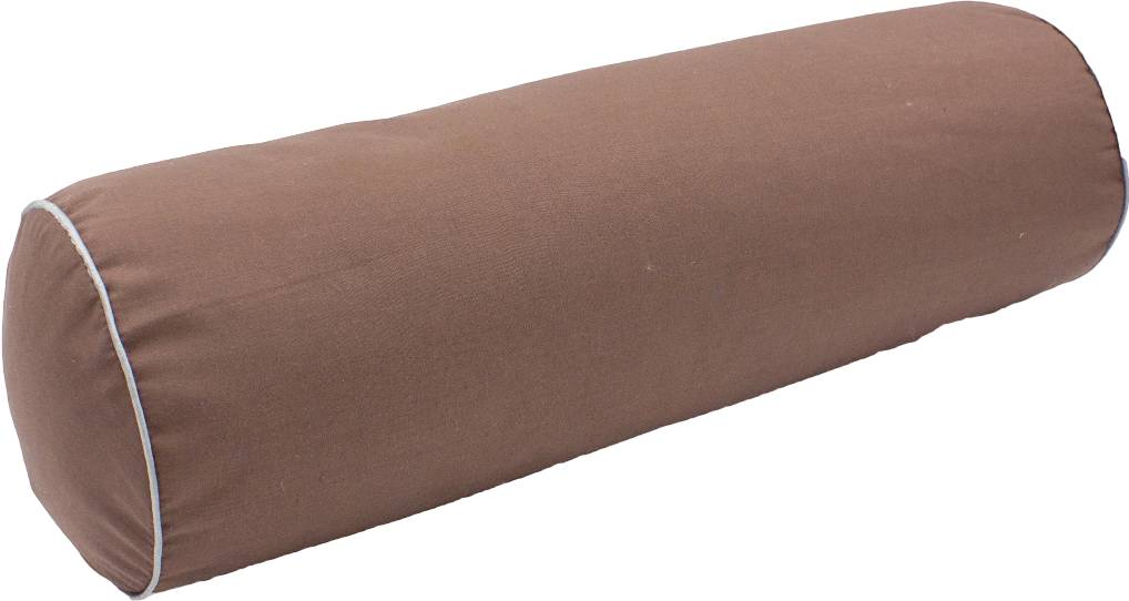 Подушка валик MirSon №8119 Naturale Line 19-1217 Chocolate Perla EcoSilk 70х20 см (2200006248576) - Фото 1