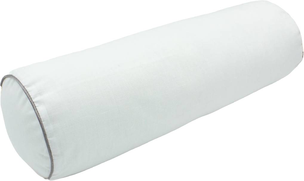 Подушка валик MirSon №8348 Naturale Line 11-2107 White Tencel 15x50 см (2200006249436) - Фото 1