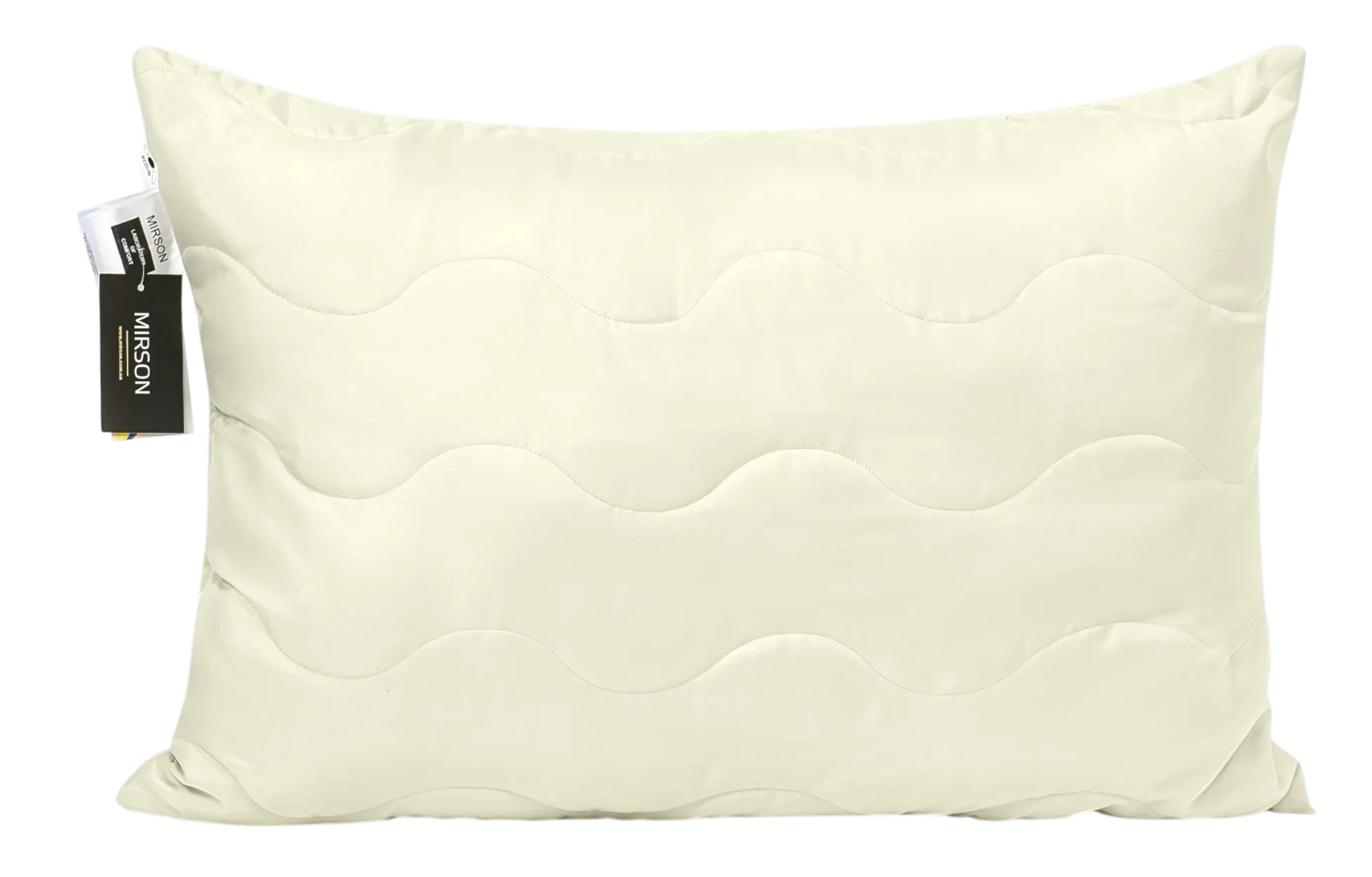 Подушка стандартна MirSon бавовняна №1626 Eco Light Krem (2200002647359) - Фото 1