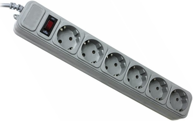 Сетевой фильтр Gembird Power Cube 6 розеток 3m (SPG6-G-10G) - Фото 1