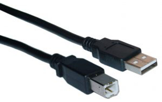 Кабель USB type A - USB type B Gembird USB 2.0 AM/BM 3.0m (CCF-USB2-AMBM-10) ферритовый фильтр - Фото 1