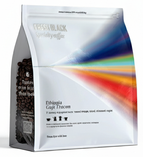Кофе в зернах Fresh Black ETHIOPIA GUJI TRACON EXPERIMENTAL FERMENTATION 1 кг - Фото 1