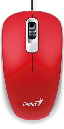 Мышь проводная Genius DX-110 USB Red - Фото 1