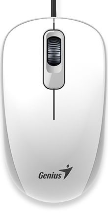 Мышь проводная Genius DX-110 USB White - Фото 1