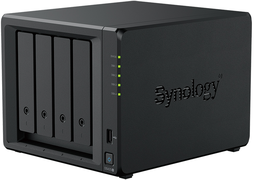 Сетевое хранилище c HDD Synology NAS DS425+ - Фото 1