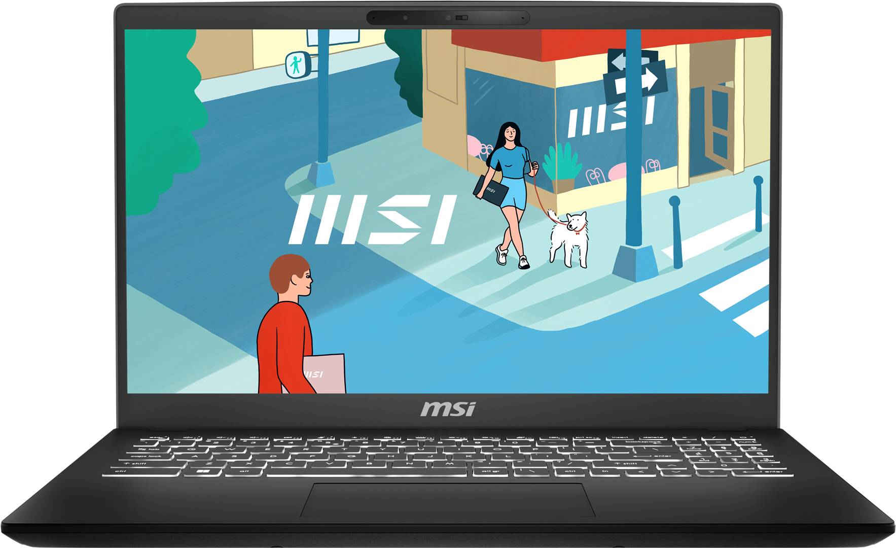 Ноутбук MSI Modern 15 H C13M-262XUA (9S7-15H431-262) Classic Black - Фото 1