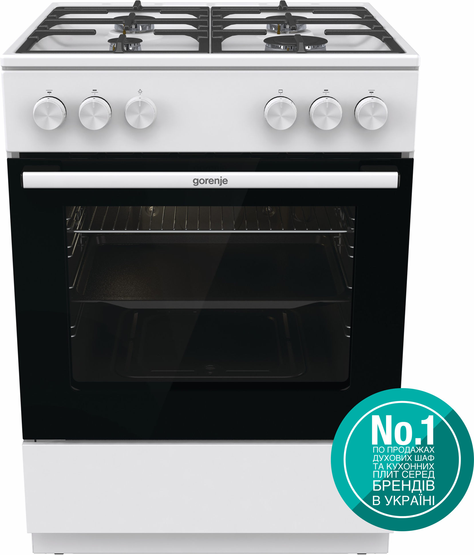 Плита газова Gorenje GG 6A10 WFFM