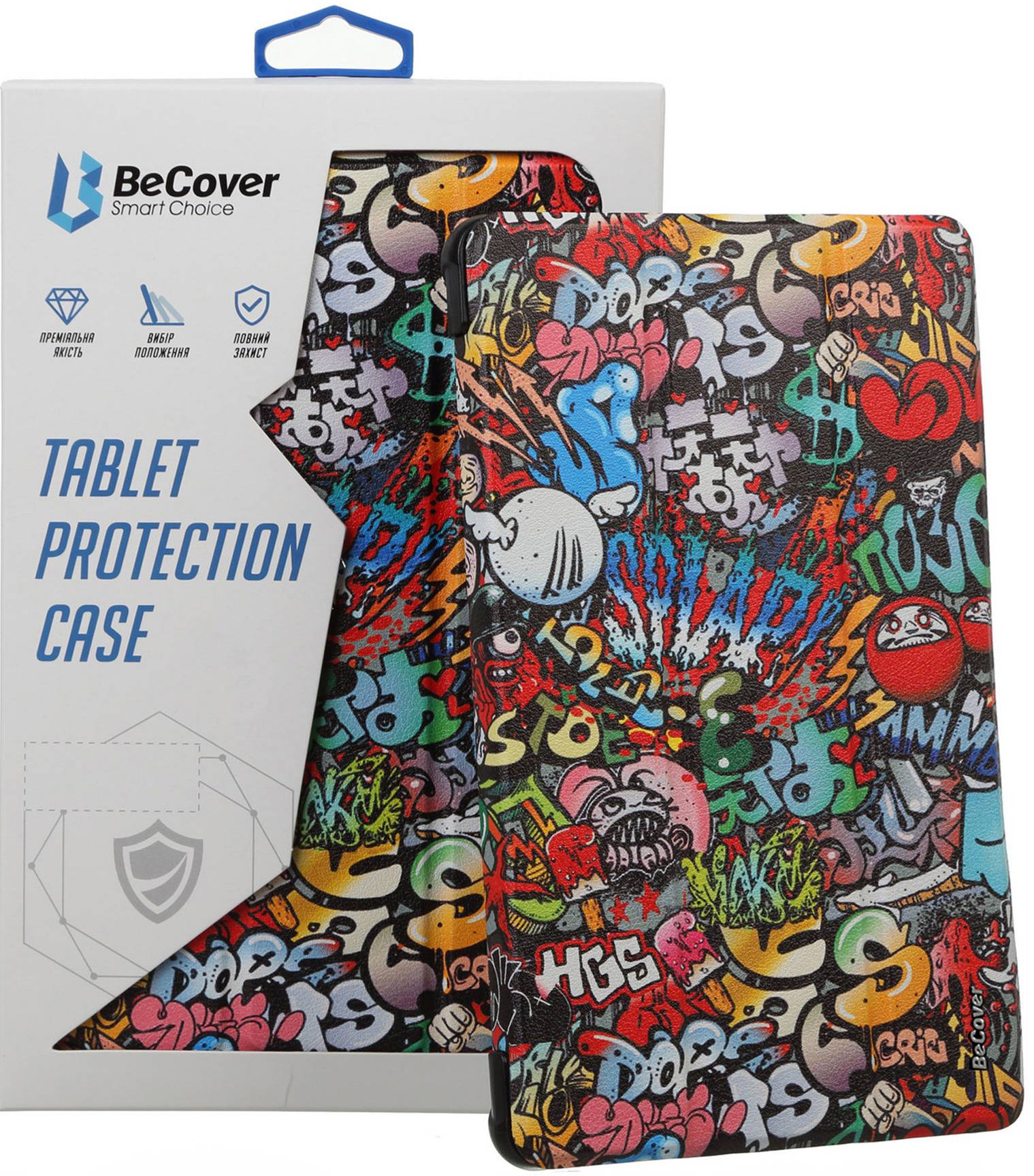 Чехол для планшета BeCover Flexible TPU Mate for Samsung Galaxy Tab A9 Plus SM-X210/SM-X215/SM-X216 11.0" Graffiti (710348) - Фото 1