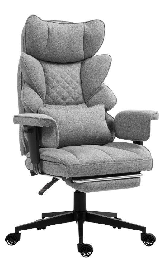 Кресло офисное GT Racer B-2511 Fabric Gray - Фото 1