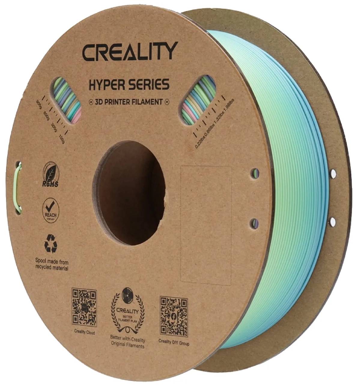 Нитка для PLA-картриджа Creality Hyper Filament 1.75 мм (3301010424) - Фото 1