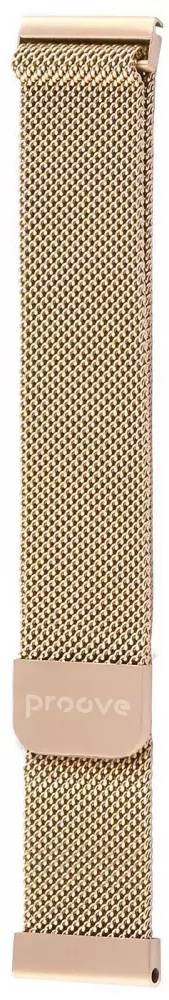 Ремешок для смарт-часов Proove Metal Loop 22 mm rose gold (WBMLUW22MM31) - Фото 1