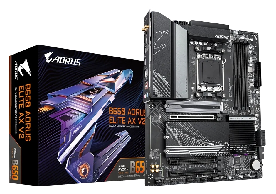 Материнская плата Gigabyte B650 AORUS ELITE AX V2 - Фото 1
