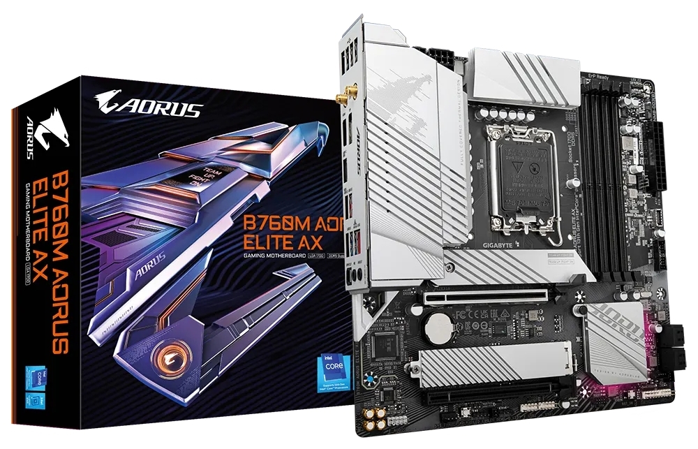 Материнская плата Gigabyte B760M AORUS ELITE AX - Фото 1