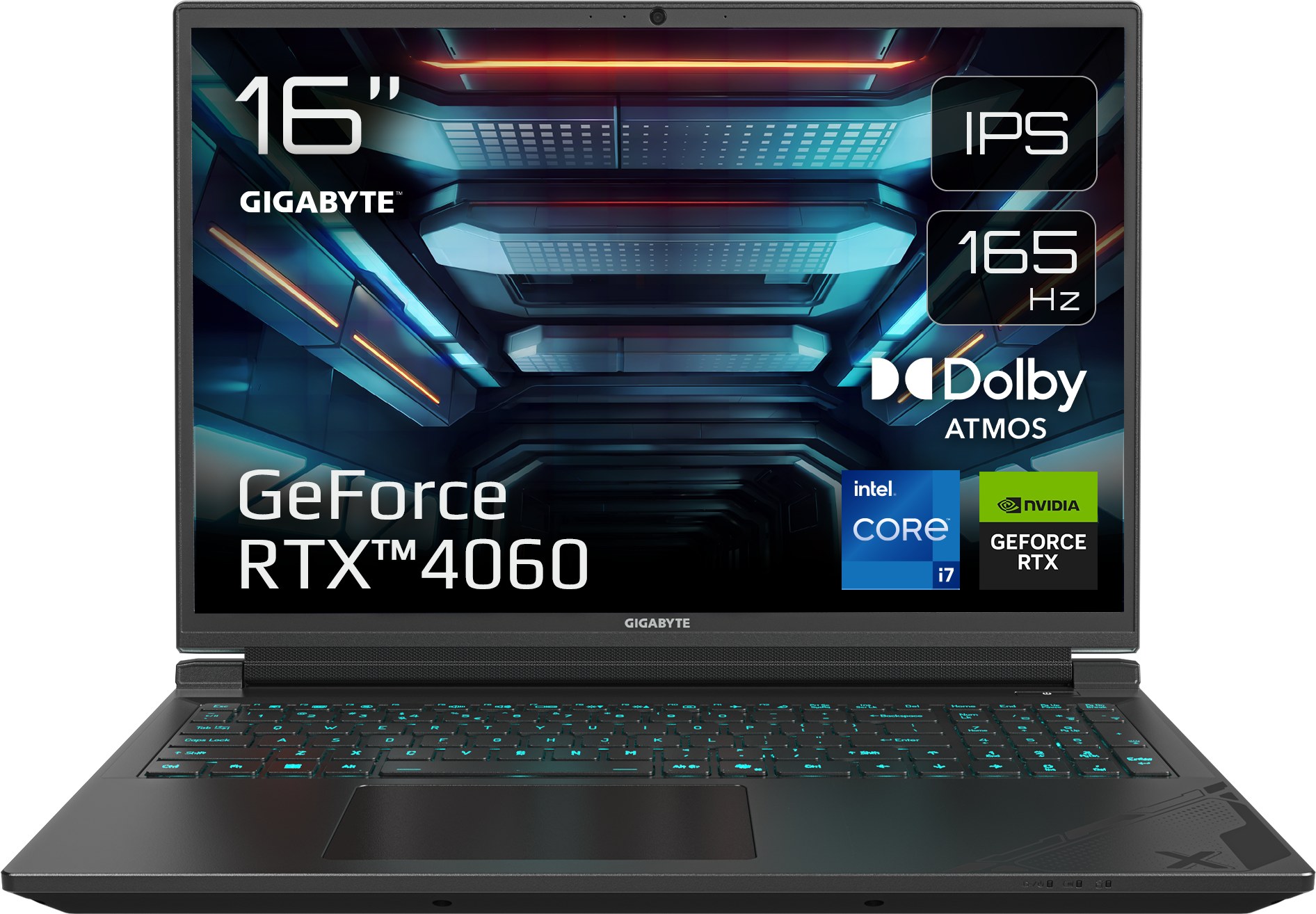 Ноутбук игровой Gigabyte G6X 9KG 2024 (G6X 9KG-43UA854SD) Gunmetal Gray - Фото 1
