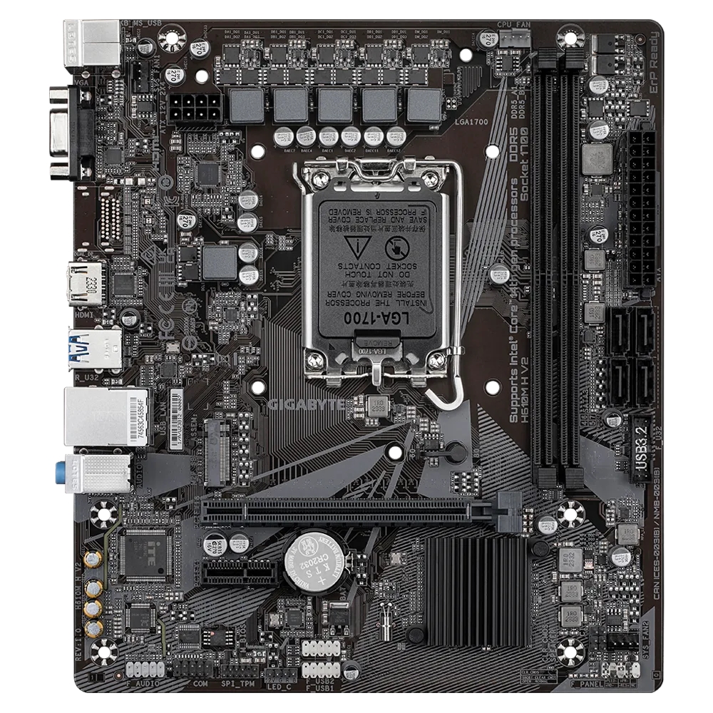 Материнская плата Gigabyte H610M H V2 DDR5 - Фото 1