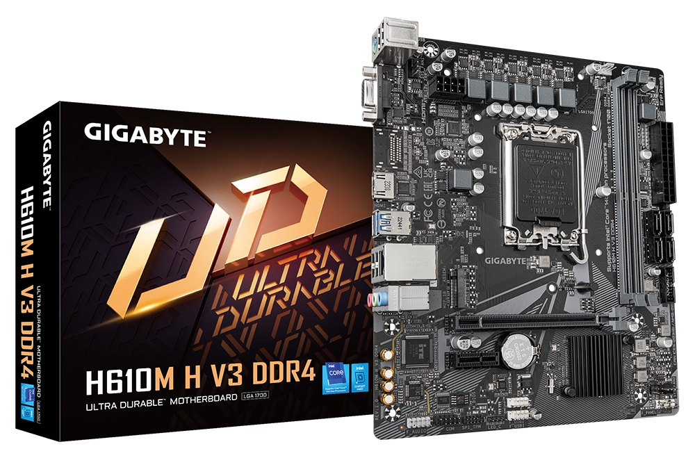 Материнская плата Gigabyte H610M H V3 DDR4 - Фото 1