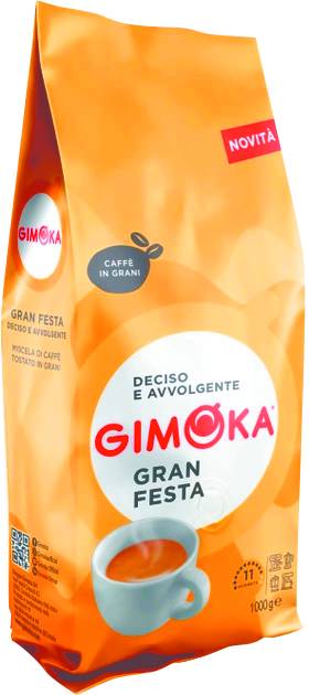 Кофе в зернах Gimoka Oro Gran Festa 1 кг (8003012000435) - Фото 1