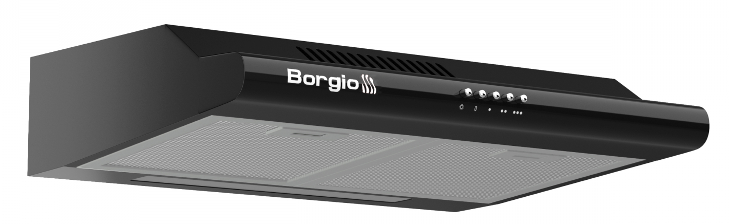 Вытяжка традиционная Borgio GIO (PL) 60 Black - Фото 1