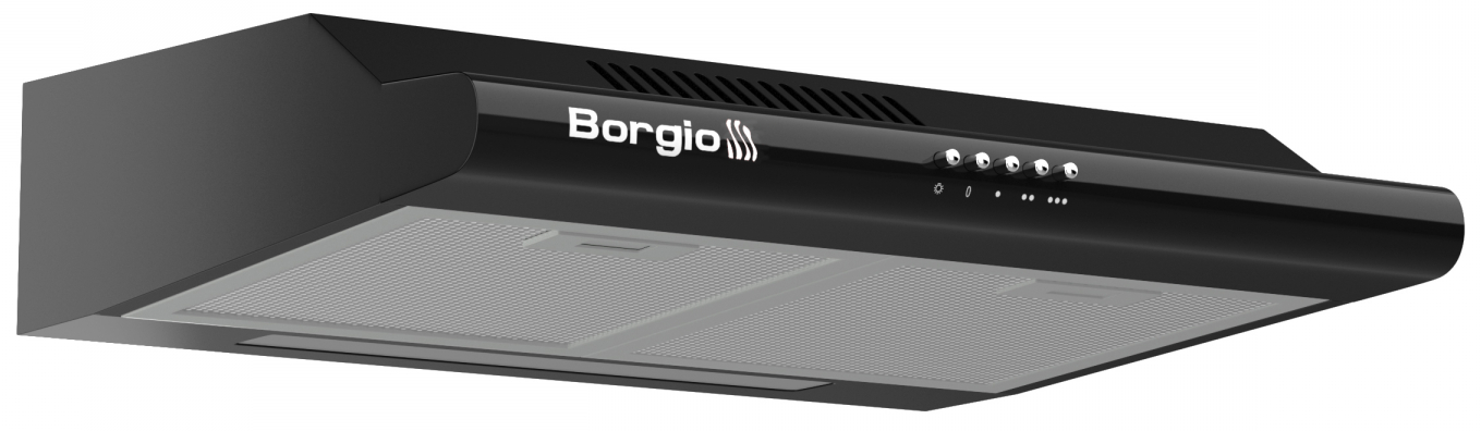 Вытяжка традиционная Borgio GIO (PL) 50 Black - Фото 1