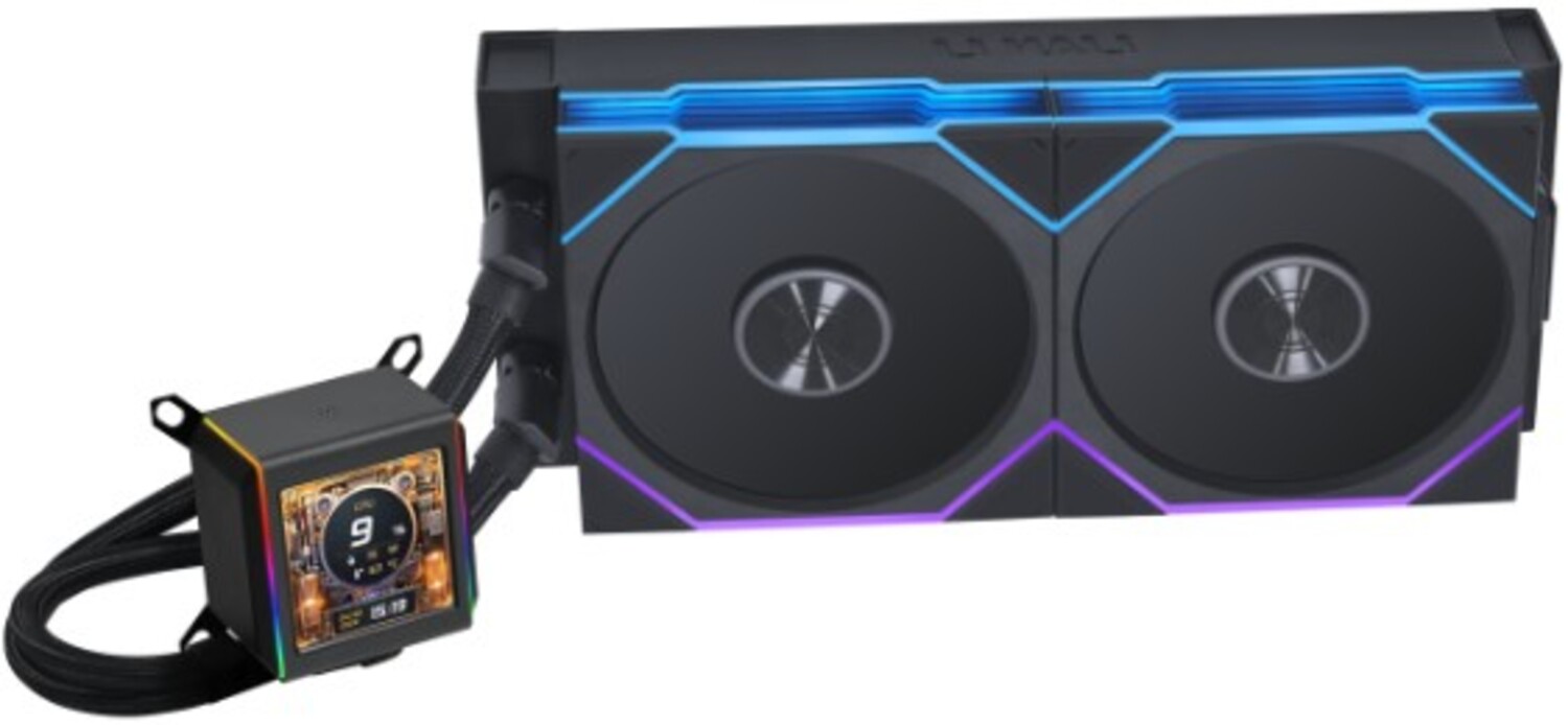 Водяная система охлаждения Lian Li Galahad GA II LCD TL 280 Black (G89.GA2ALCD28TLB.00) - Фото 1