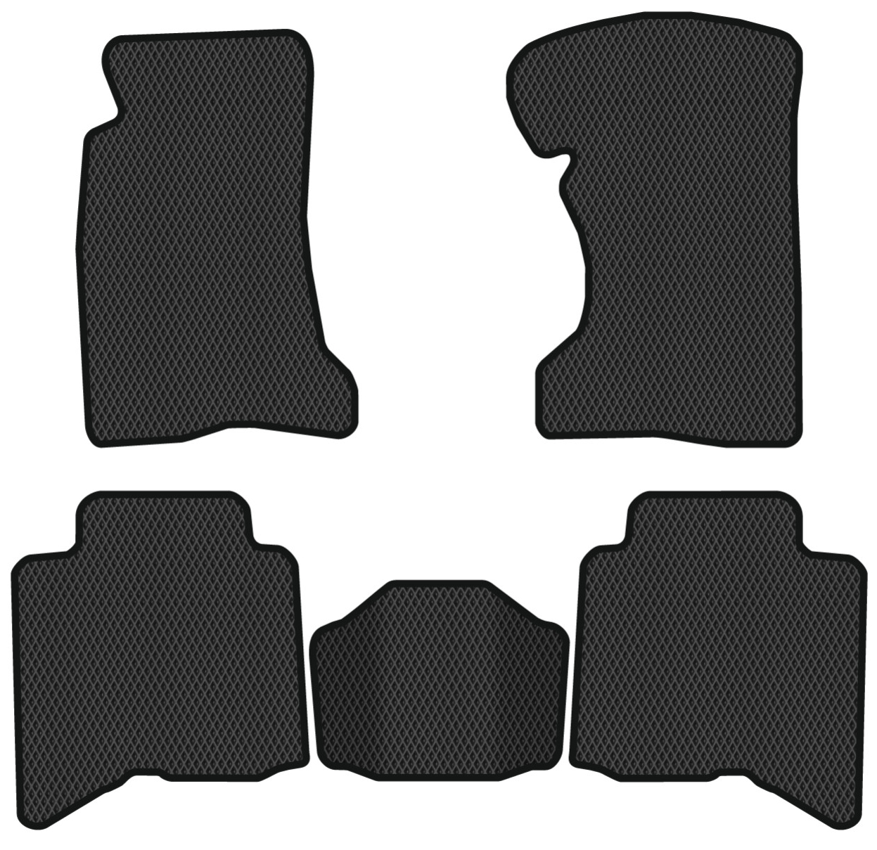 EVA килимки в салон авто EVAtech для Hover H3 Great Wall 2005 1 покоління SUV EU GL51233CB5RBB - Фото 1