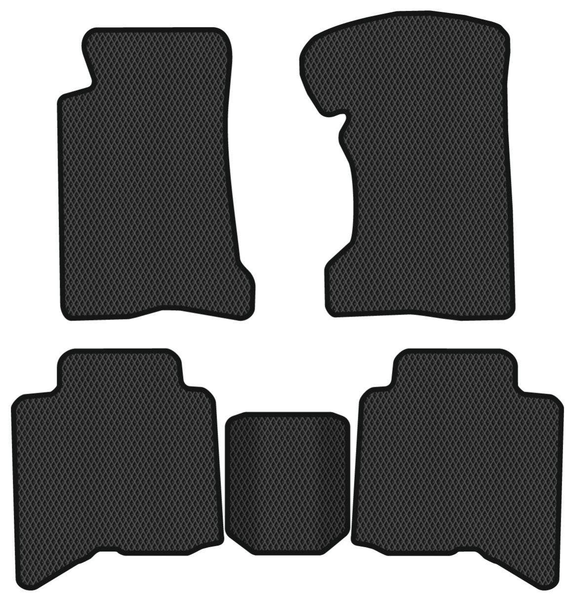 EVA килимки в салон авто EVAtech для Haval H3 Great Wall 2005 1 покоління SUV EU GL52445CB5RBB - Фото 1