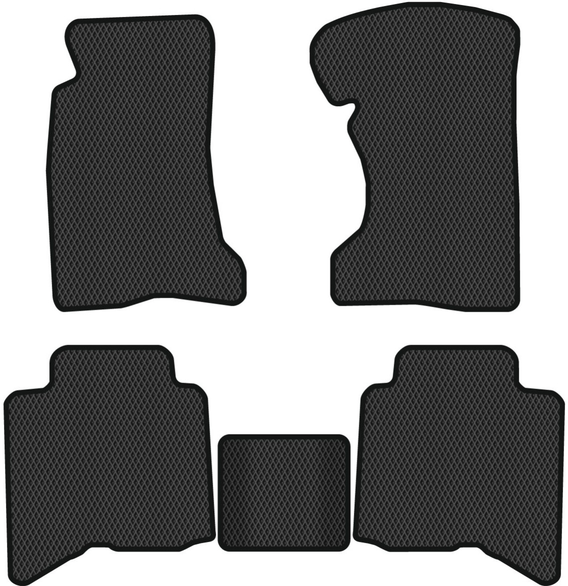 EVA коврики в салон авто EVAtech для Hover H2 Great Wall 2005 1 поколение SUV China GL52457CB5RBB - Фото 1