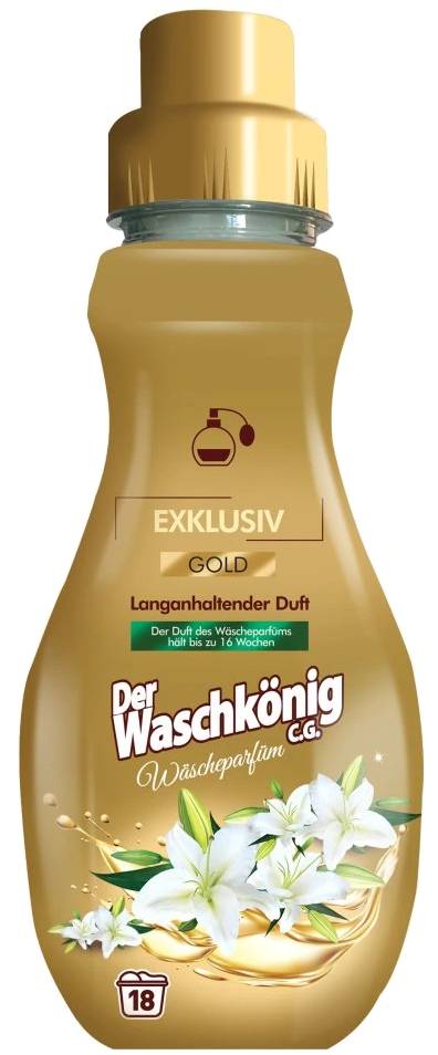 Ополіскувач для білизни Waschkonig Gold 360 мл (4260418935905) - Фото 1