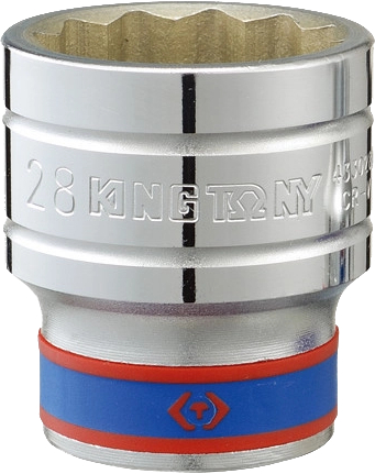 Торцева голівка KING TONY 1/2" 18 мм (433018MR) - Фото 1