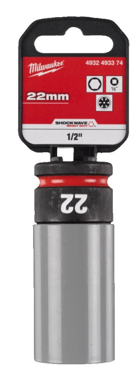 Торцевая головка Milwaukee 1/2" AUTO 22мм (4932493374) - Фото 1