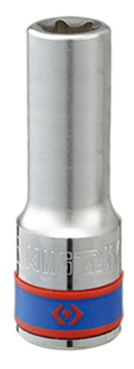 Торцева голівка KING TONY 1/2" Е12 77 мм (427512M) - Фото 1