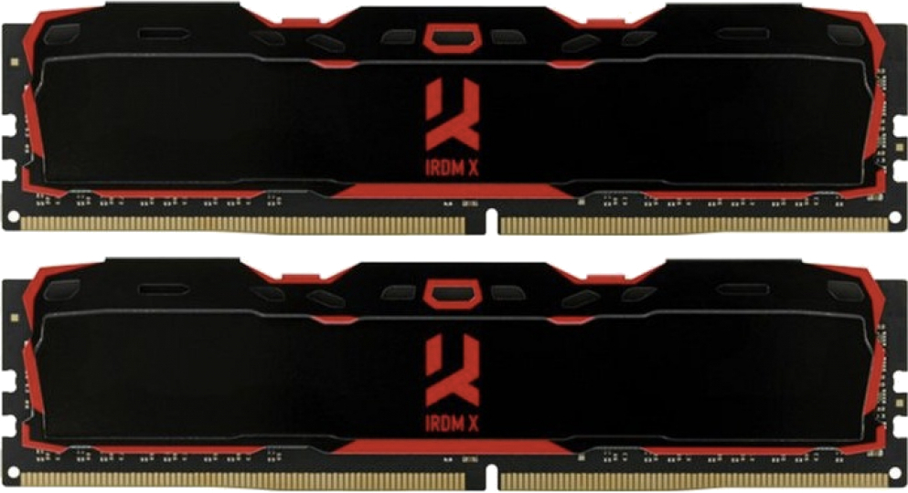 Память DDR Goodram DDR4 2x8GB/3200 Iridium X Black (IR-X3200D464L16SA/16GDC) - Фото 1