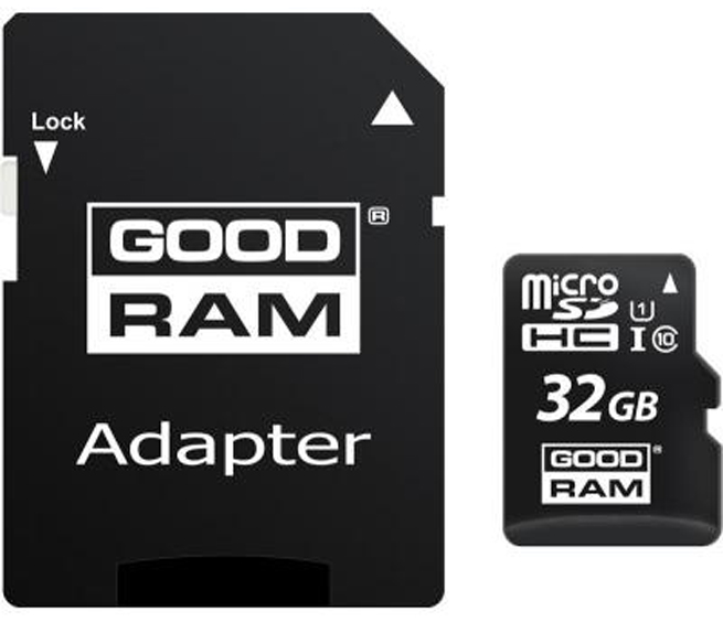 Карта памяти Goodram microSDHC 32GB Class 10 (M1AA-0320R12) - Фото 1