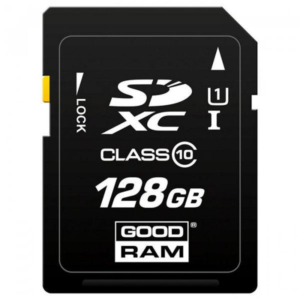 Карта памяти Goodram SDXC 128GB Class 10 UHS-I (S1A0-1280R11) - Фото 1
