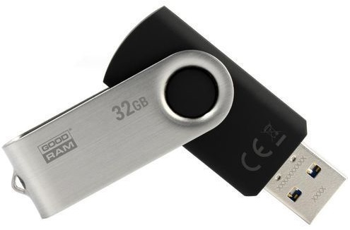 Флеш USB Goodram UTS3 Twister 32GB USB 3.0 Black (UTS3-0320K0R11) - Фото 1