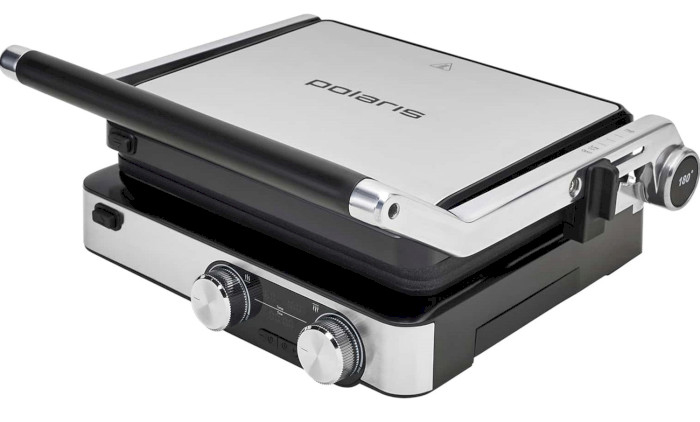 Гриль-барбекю електричний Polaris PGP 7001D Silver - Фото 1