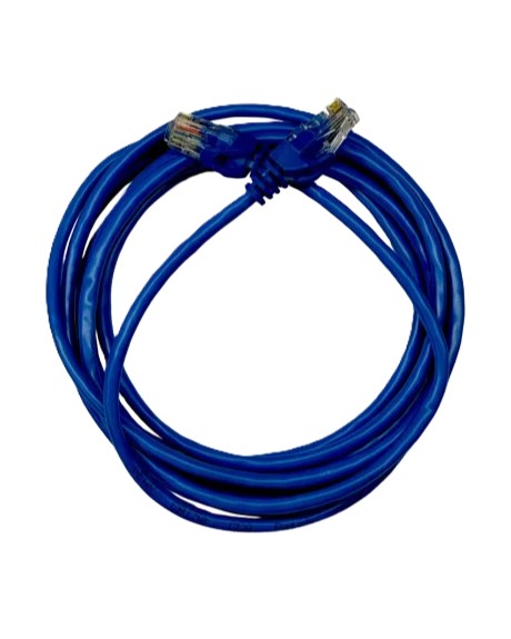 Кабель патч-корд GEAR САТ.5E UTP CCA 24AWG 0.25 м Blue (GPC-UTPCCARJ45-0.25BE) - Фото 1