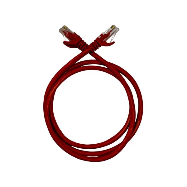 Кабель патч-корд GEAR САТ.5E UTP CCA 24AWG 1.5m Red (GPC-UTPCCARJ45-1.5R) - Фото 1