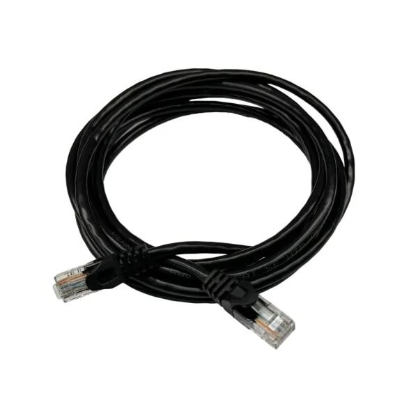 Кабель патч-корд GEAR CAT.5E UTP CCA 24AWG 10m Black (GPC-UTPCCARJ45-10B) - Фото 1