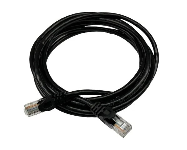 Кабель патч-корд GEAR CAT.5E UTP CCA 24AWG 1m Black (GPC-UTPCCARJ45-1B) - Фото 1